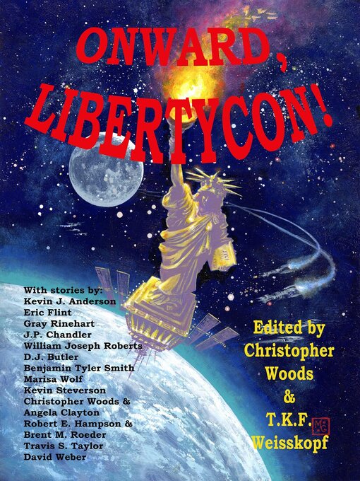 Title details for Onward, Libertycon! by Christopher Woods - Wait list